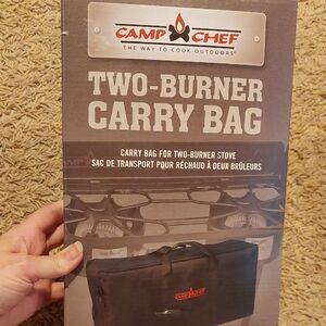 Black Two-Burner Duffel Bag